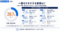 家事の中で一番モヤモヤする（不満やストレスを感じる）もの（提供画像）