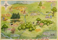 E. H. シェパード『クマのプーさん プー横丁にたった家』原画　1957 年　E. H. Shepard, Illustration for The World of Pooh by A. A. Milne. Court esy of Penguin Young Readers Group, a division of Penguin Random House, LLC. © 1957 E. P. Dutton &Co., Inc.