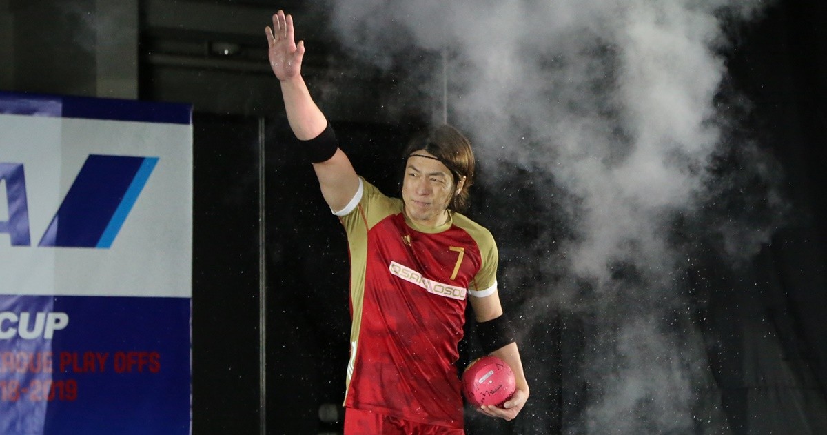 宮﨑大輔 ハンドボール 日本代表 実使用 練習着 プラシャツ