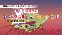 ファジがアウェーで愛媛と対戦　2試合連続無得点で2連敗、8位に後退