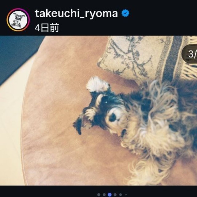 竹内涼真のインスタグラム＠takeuchi_ryomaから