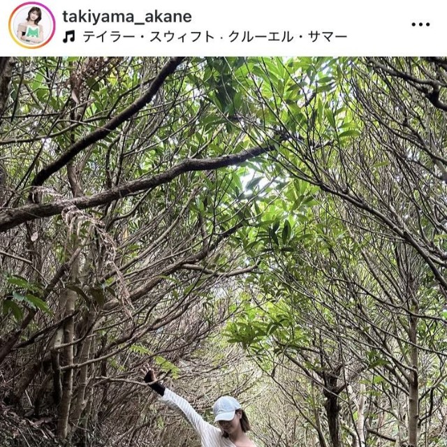 瀧山あかねアナのインスタグラム＠takiyama_akaneより