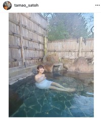 さとう珠緒インスタグラム＠tamao_satohより