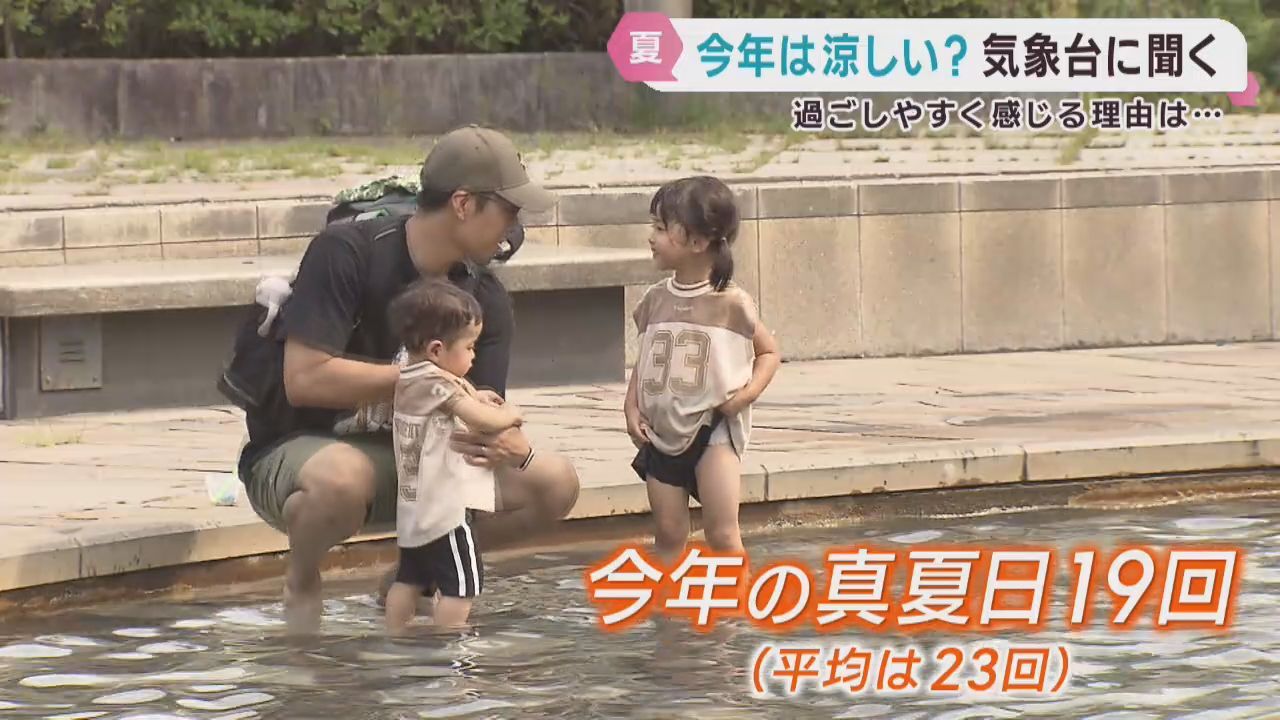 涼しく感じる宮城県の夏　海水浴客と熱中症搬送は半減　平均気温は平年並み