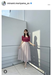 森山みなみアナウンサーのインスタグラム＠minami.moriyama_exより
