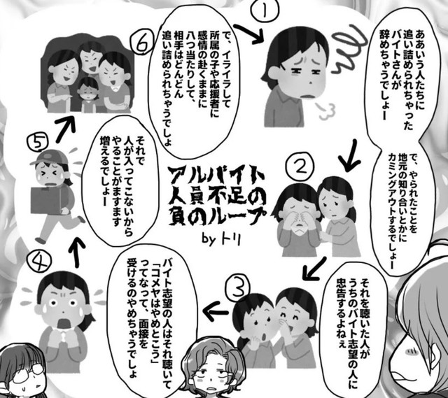 ベテラン店員の鳥海も仕事ができすぎるせいで、逆に彼女らに嫌われていたとか…　『このマンガがすごい！ comics　チェッカー鳥海さん、レジまでお願いします』（C）狸谷/宝島社