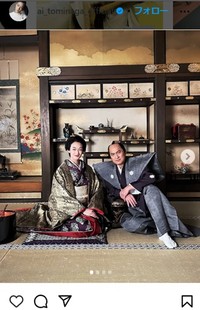 冨永愛のインスタグラム＠ai_tominaga_officialより