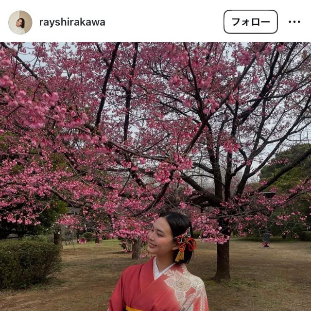 白河れい（@rayshirakawa）さんのインスタグラムより