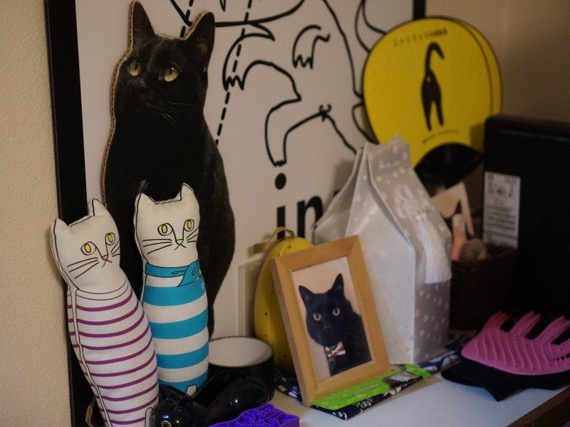 きれいに飾られたアサジのお仏壇コーナー