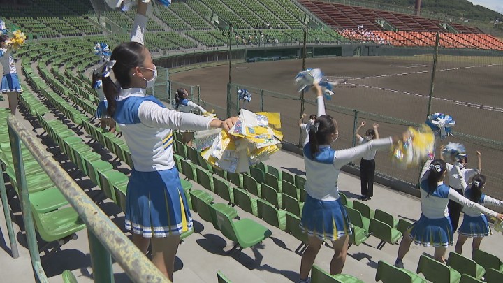 香川県の高校の応援団やチアリーダーがコロナ禍で頑張る医療従事者にエールを送る Ksbニュース Ksb瀬戸内海放送