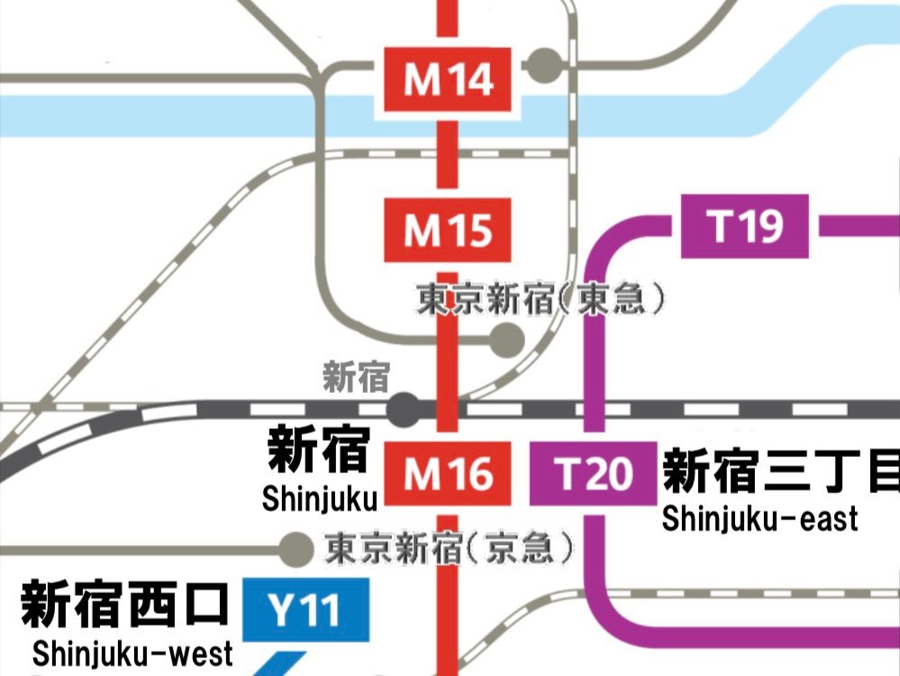 東京から大阪への転勤者の脳内理解」 大阪の駅をイメージで東京の駅に