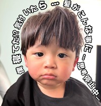 寝起きの表情が何とも可愛らしい♡（提供：＠shotan.522さん）
