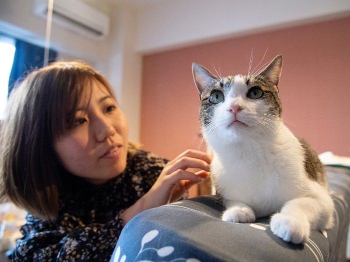 体のケアもかかさずして、”しっかり”した女子猫になりました