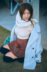 三田悠貴 SPA!デジタル写真集「はみ出す天然系Gカップ」（扶桑社）より＝提供：週刊SPA!編集部 撮影：岡本武志 ヘアメイク：田中陽子 スタイリング：mahiro