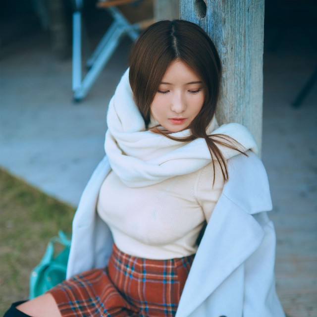 三田悠貴 SPA!デジタル写真集「はみ出す天然系Gカップ」（扶桑社）より＝提供：週刊SPA!編集部 撮影：岡本武志 ヘアメイク：田中陽子 スタイリング：mahiro