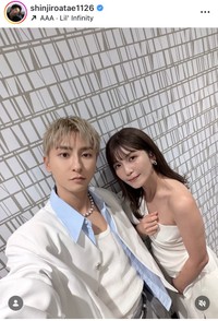 與真司郎インスタグラム＠shinjiroatae1126より