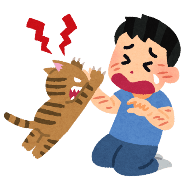 予期せぬ大きな音などに驚きパニックを起こした猫は、飼い主であっても捕まえるのは困難だ