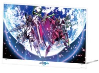 「機動戦士ガンダムSEED」アクリルアートパネル　「フリーダムガンダム＆ジャスティスガンダム＆トリィ」イラスト　(c)創通・サンライズ