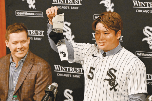 村上選手がホワイトソックスに ｜ 朝日小学生新聞 | 朝日中高生新聞