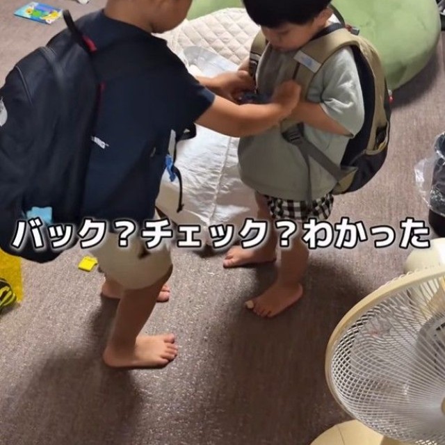 りょうくんとけいくんの現在の姿。今も優しいお兄ちゃん（お母さん「Ryo.Kei...」提供、Instagramよりキャプチャ撮影）