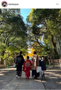 野村佑香インスタグラム＠nomuyuuより