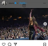 アラニス・モリセットのインスタグラム＠alanisより