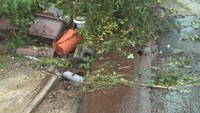 事故があった現場　玉野市玉