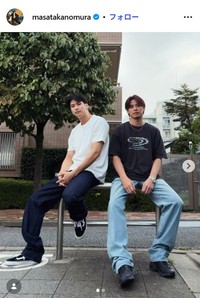 野村政孝氏のインスタグラム@masatakanomuraより　弟・野村祐希
