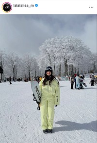 BLACKPINKリサのインスタグラム（＠lalalalisa_m）より