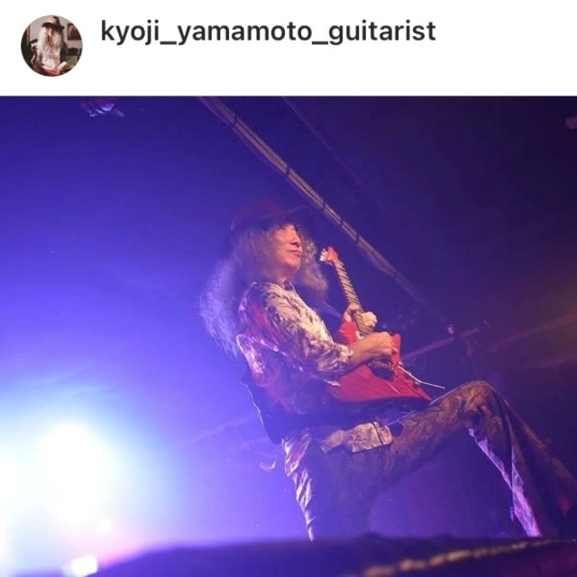 山本恭司インスタグラム(@kyoji_yamamoto_guitarist)より