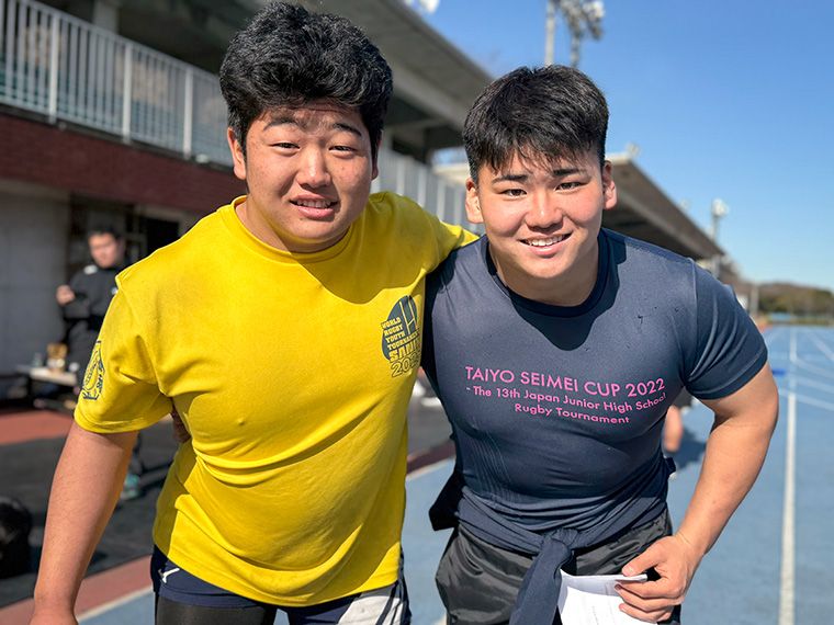 ラグビー - 花園3連覇のPRコンビ、桐蔭学園の田邊隼翔と喜瑛人 大学は
