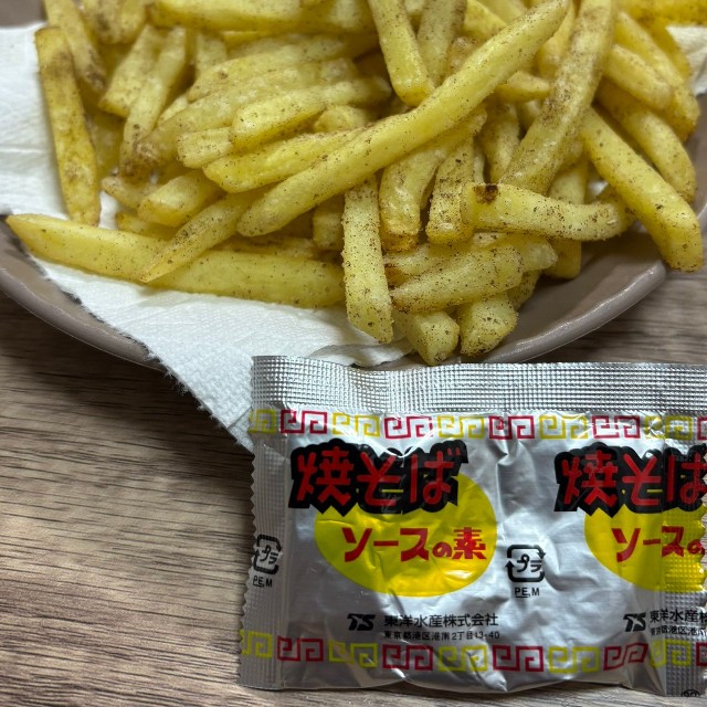 大正解！ポテトに粉をまぶして「ふりふりポテト」(shimuさん提供)