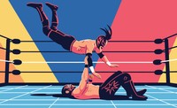 プロレスリング※画像はAIが作成したイメージです（Mohiuddin/stock.adobe.com