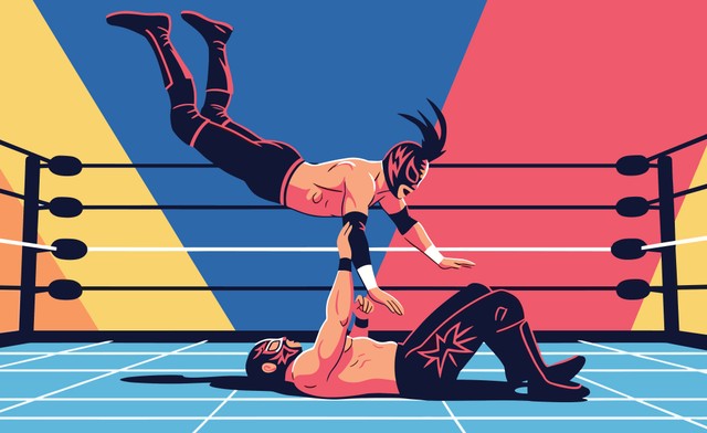 プロレスリング※画像はAIが作成したイメージです（Mohiuddin/stock.adobe.com