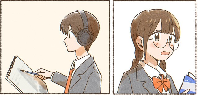 彼の姿がモチベーション（前川わかばさん提供）