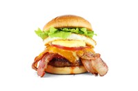 「佐世保バーガー ビッグマン」の佐世保スペシャルバーガー（提供）