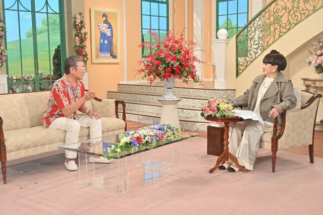 8日放送の「徹子の部屋」に出演する布川敏和（左）と司会の黒柳徹子＝テレビ朝日提供