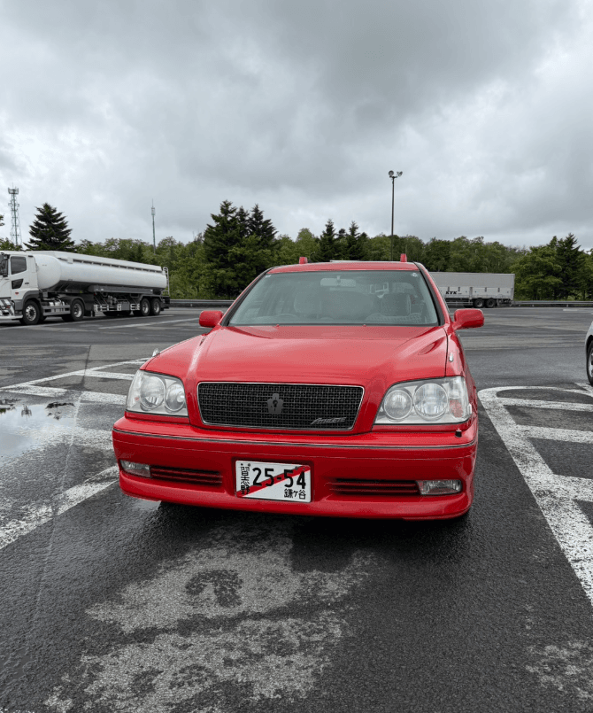 消防指揮車として使われていたクラウンエステートを落札（画像提供：ももさん）