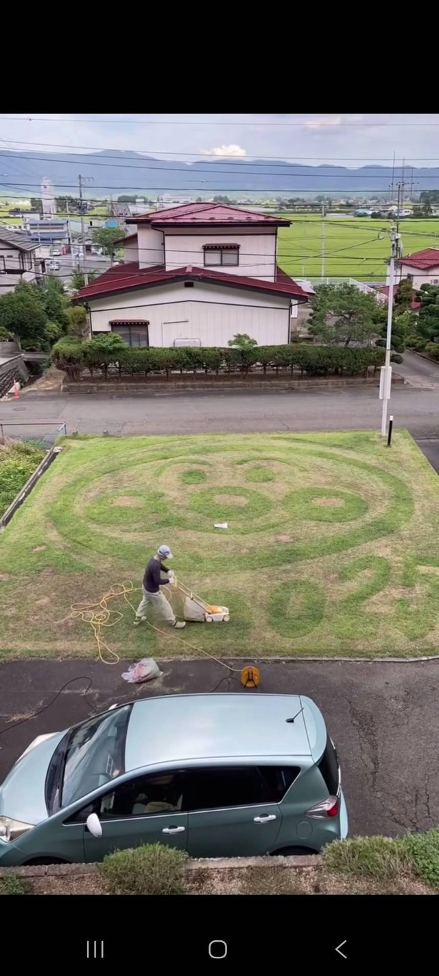 昨年のテーマはアンパンマン（March of petalsさん提供）