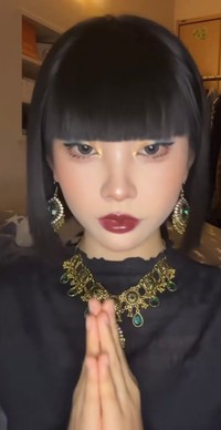 メイク後のサボンさん。