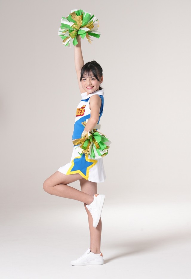 チアリーダー姿の上野美雲さん