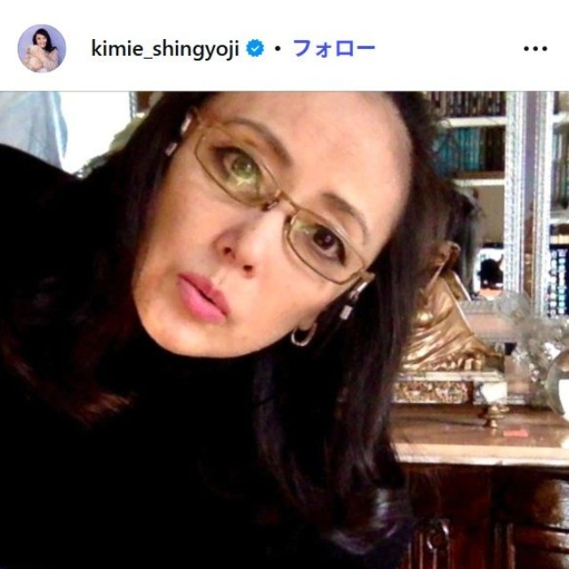 真行寺君枝のインスタグラム@kimie_shingyojiより