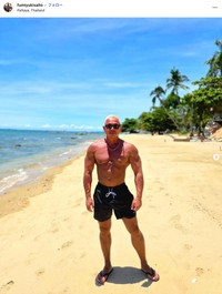 パワーハウスジム東京ジャパンのパーソナルトレーナーを務める斉藤文幸さん（本人のインスタグラムから）