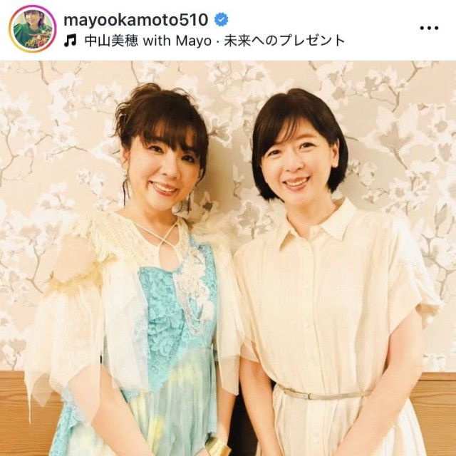 岡本真夜インスタグラム＠mayookamoto510より