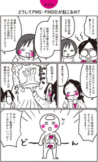 【漫画】『生理前に起こる不調のこと、産婦人科医の先生に全部聞いてみた！』21（なおたろーさん提供）