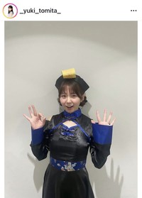 冨田有紀アナウンサーのインスタグラム＠_yuki_tomita_より