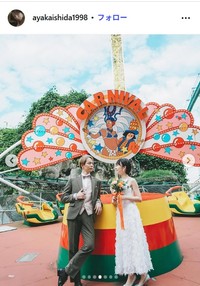 石田彩夏のインスタグラム@ayakaishida1998より