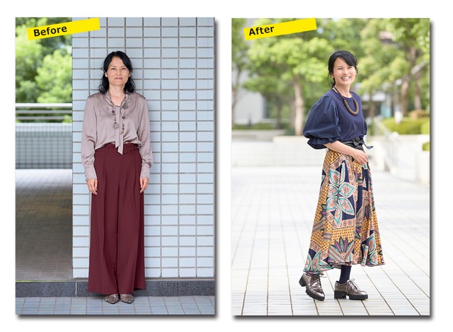 小柄な人こそ ビッグシルエット 楽しんで