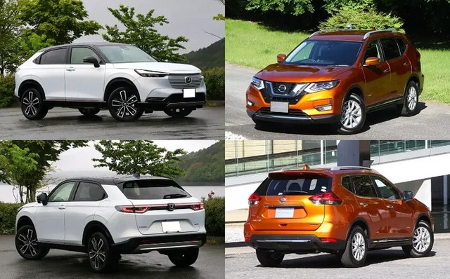 新型ヴェゼルVS中古エクストレイル徹底比較（提供：norico by ガリバー）