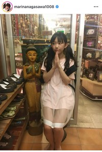 長澤茉里奈インスタグラム＠marinanagasawa1008より